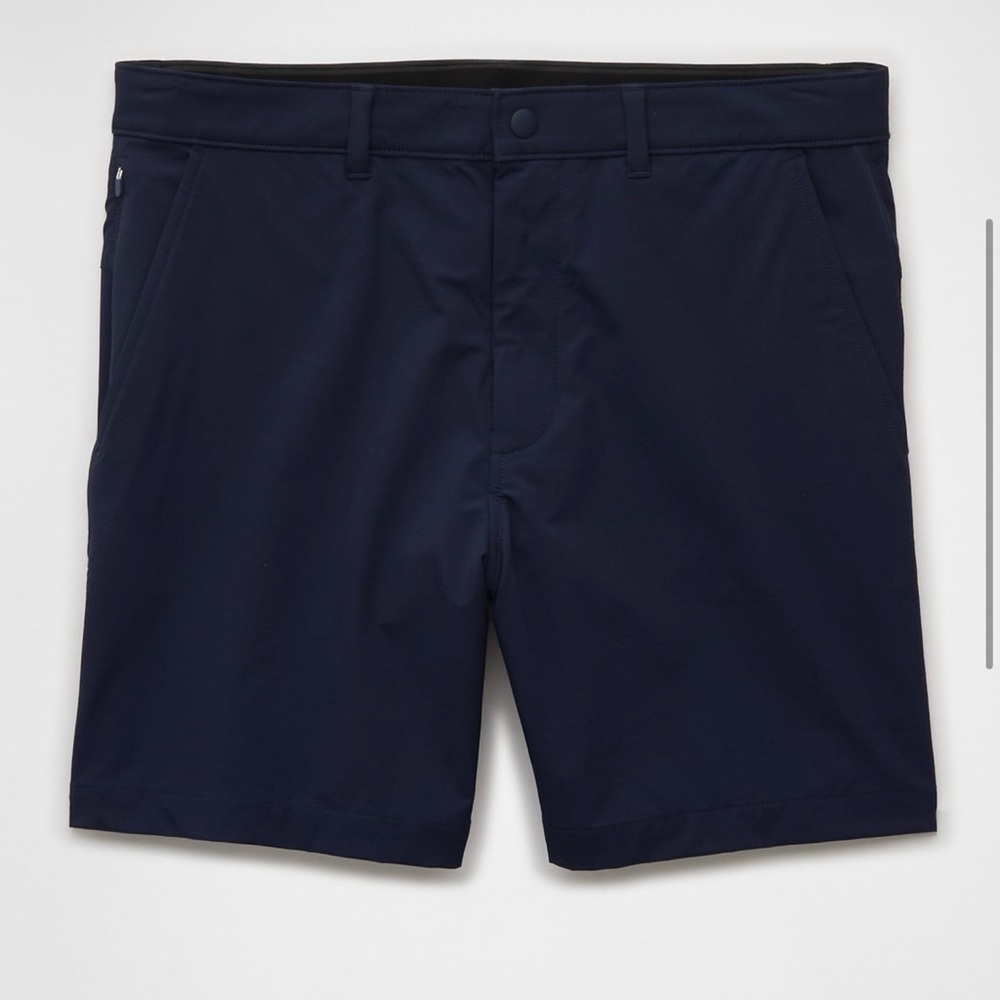 American Eagle Outfitters Men's Dark Blue Flex Shorts